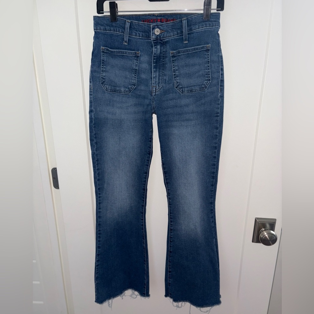 NWOT Lucky Brand Stevie High rise ankle flare sz 6/28